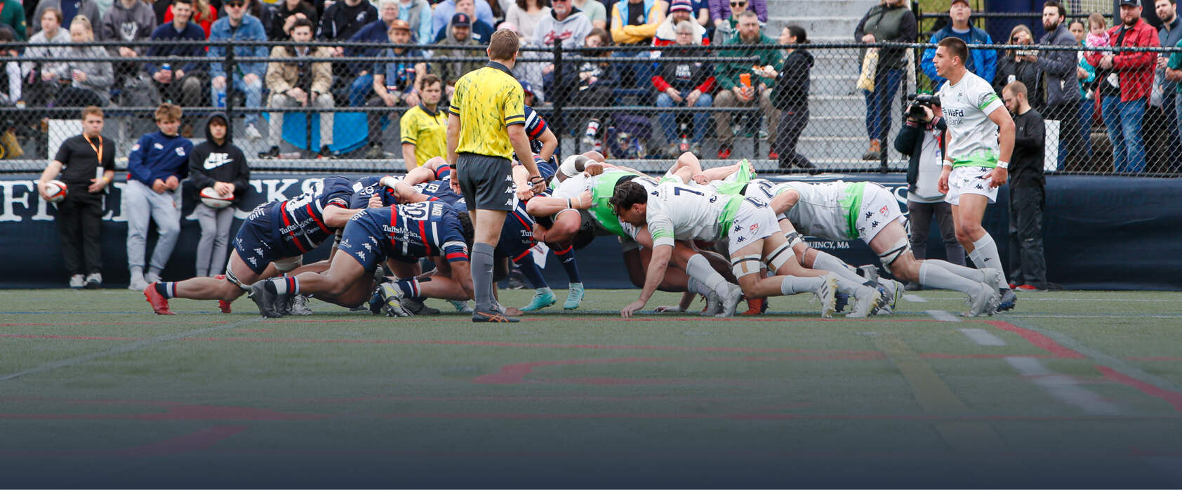 Major League Rugby match featuring the New England Free Jacks vs Seattle Seawolves