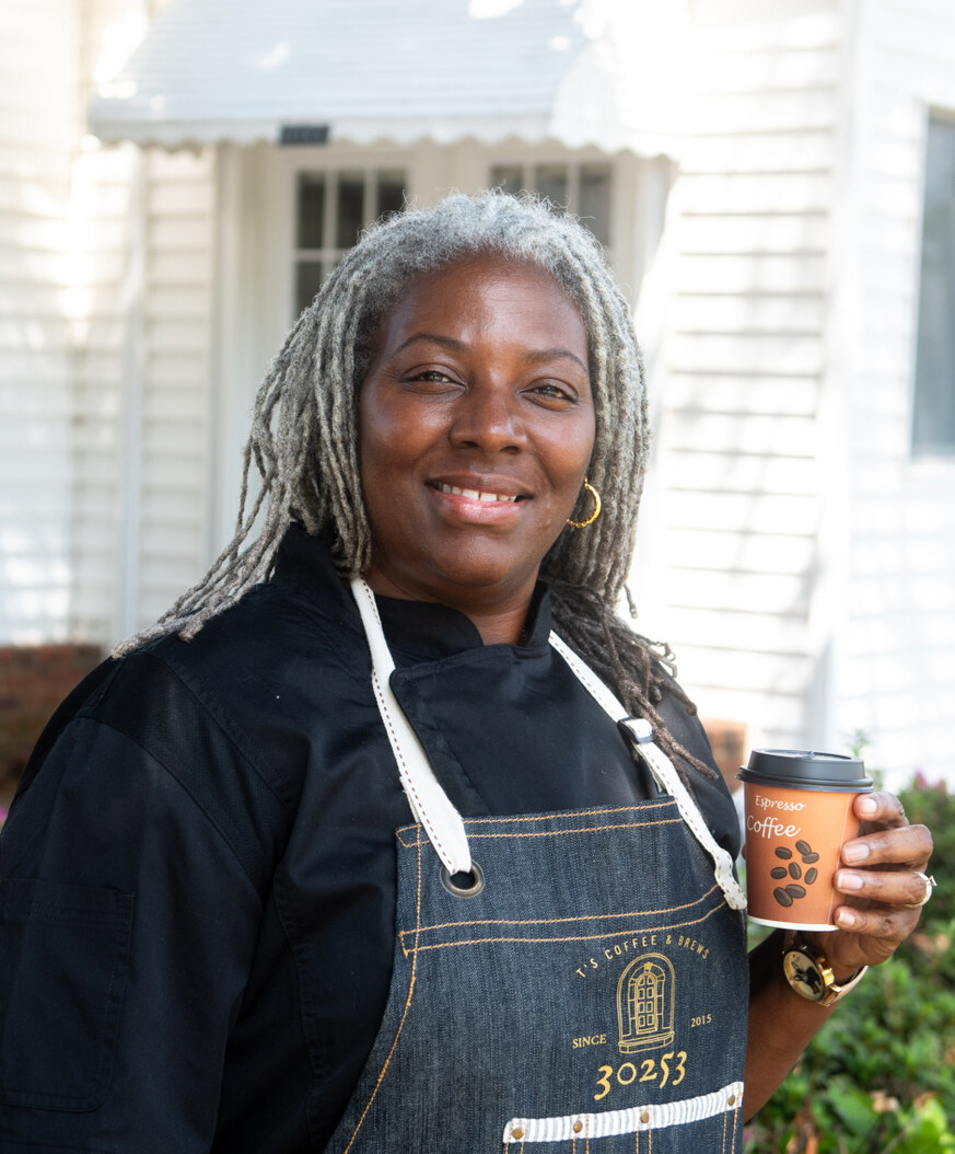 Tawanay Bryant, Founder of T’s Coffee & Brews