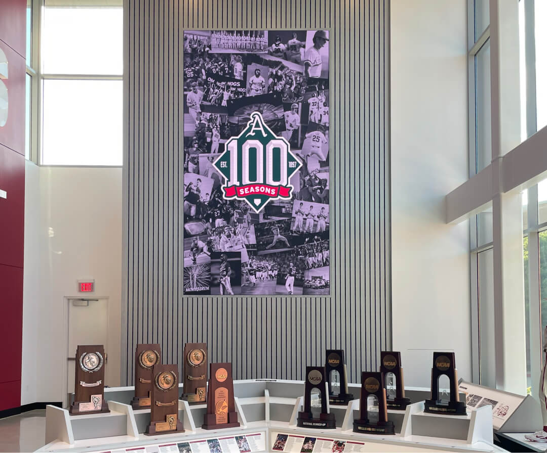 Arkansas Razorbacks trophy room