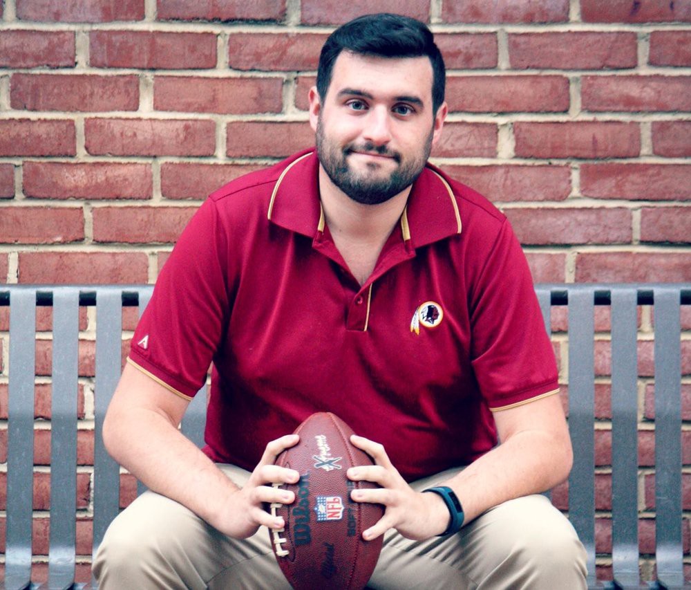 Geoff Blosat - Digital Media Analyst for the Washington Redskins Photo via Geoff Blosat