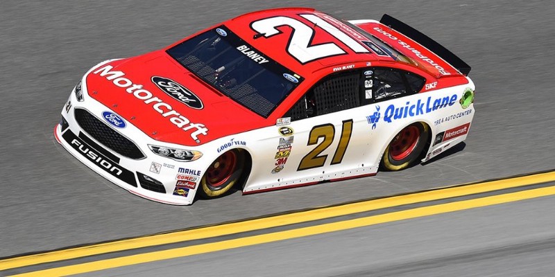 Blaney's Motorcraft Ford in 2016. Photo via ryanblaney.com