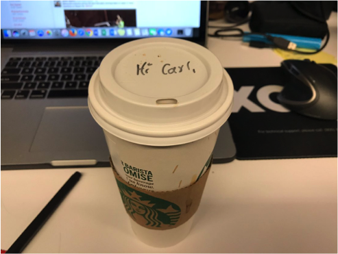 Coffee is a key ingredient to the life of any #sportsbiz professional, just ask Carl! Image via Carl Schmid 