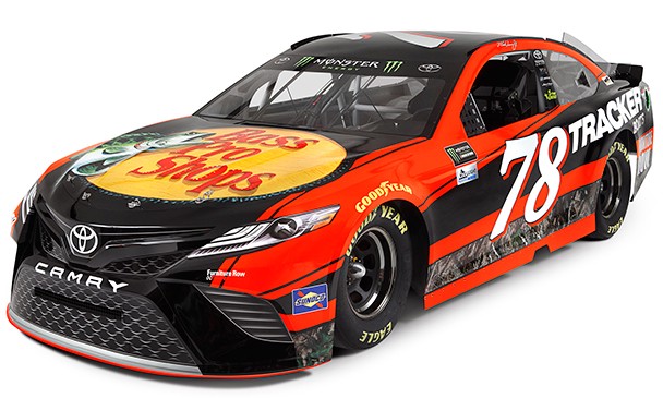 Truex Jr.'s No. 78 Bass Pro Shops Camry. Image from MRN.