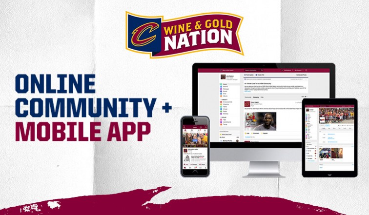 The Cavaliers are putting their own stamp on social networks. Photo via cavs.com