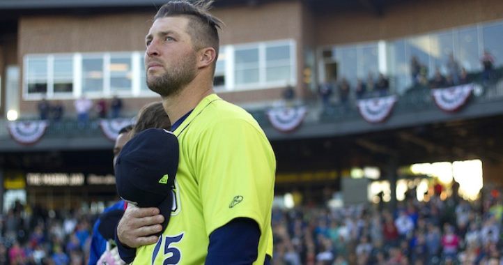 Tim Tebow is getting comfortable with minor-league Columbia Fireflies