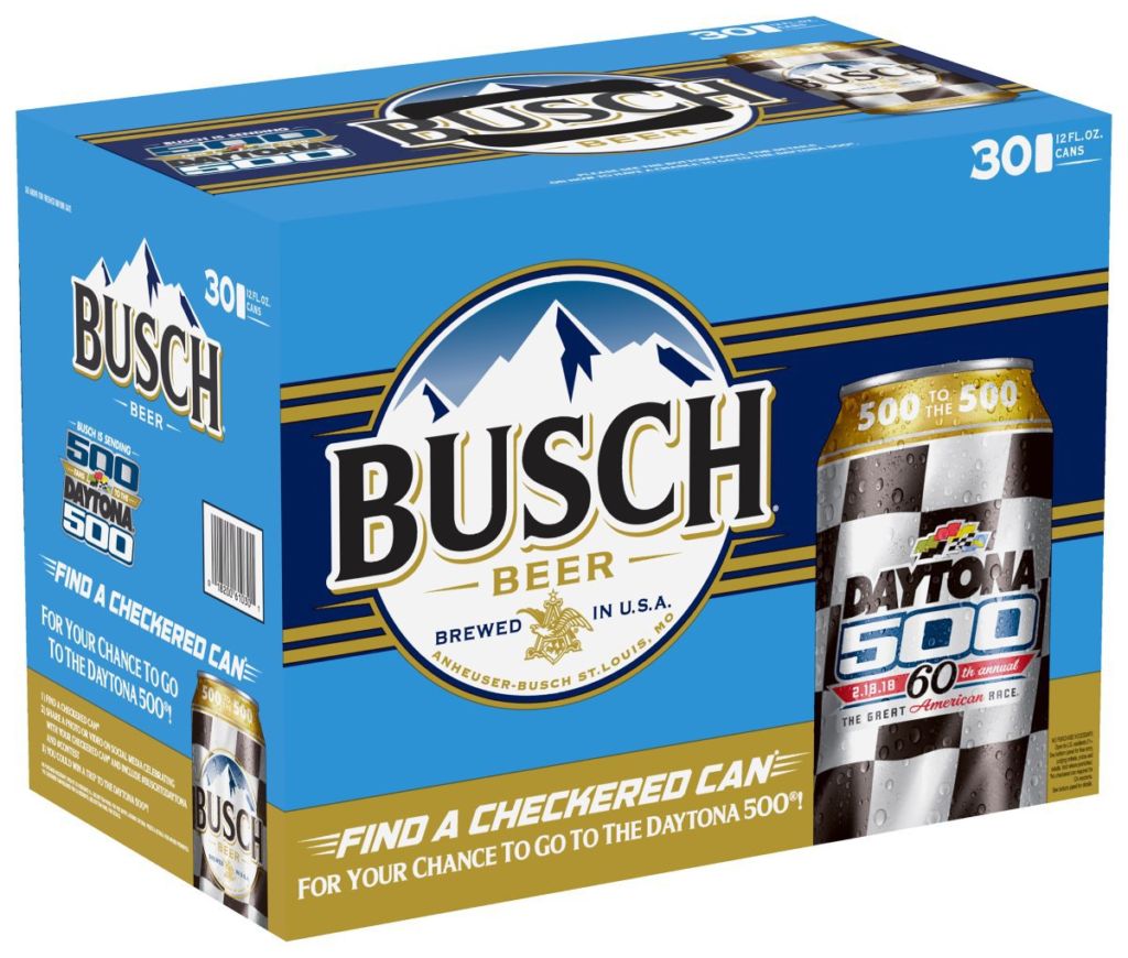 Case Race Busch Returns as Official Beer of NASCAR Front Office Sports