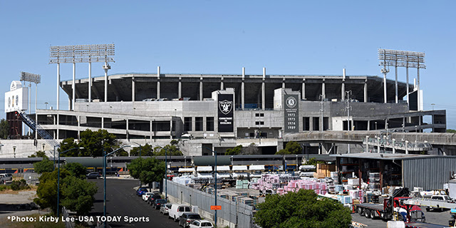 Oakland Athletics 1968-  Oakland Coliseum, Oakland CL