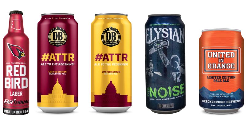 AB NFL beers