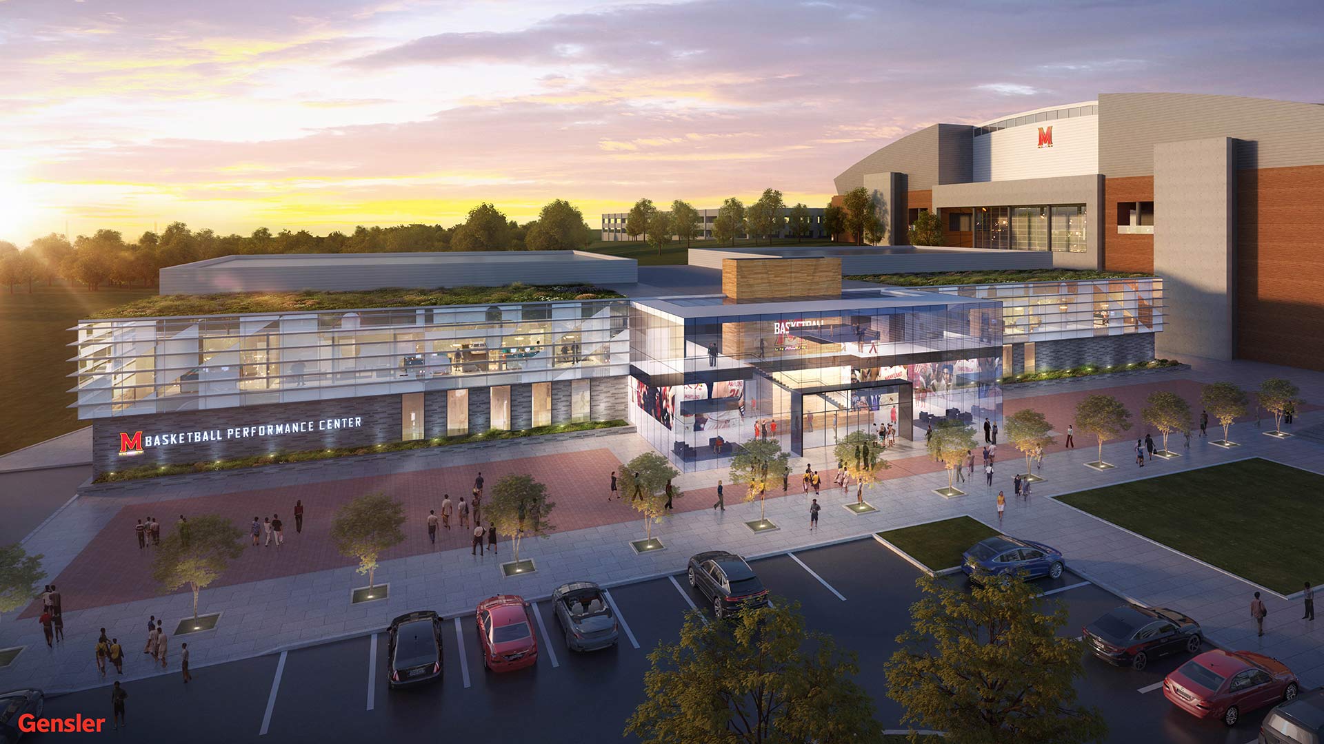 University of Maryland Basketball Performance Center rendering