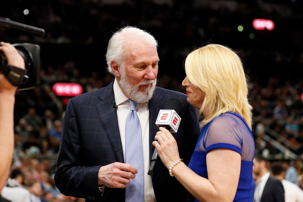 Spurs coach Gregg Popovich