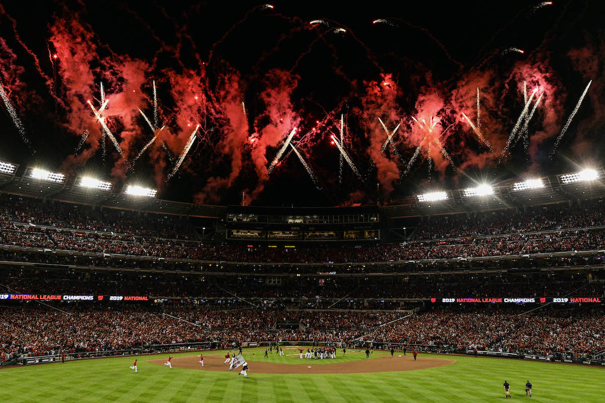 baseball fireworks
