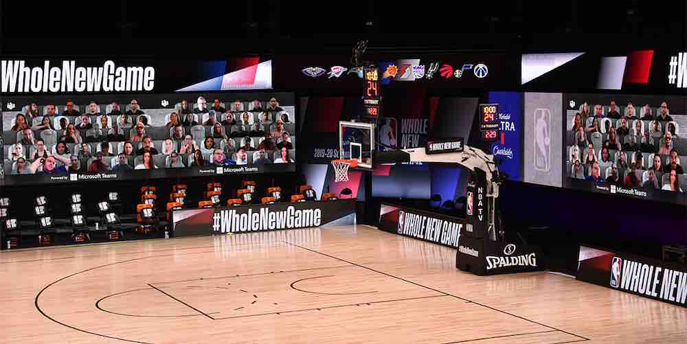 NBA court