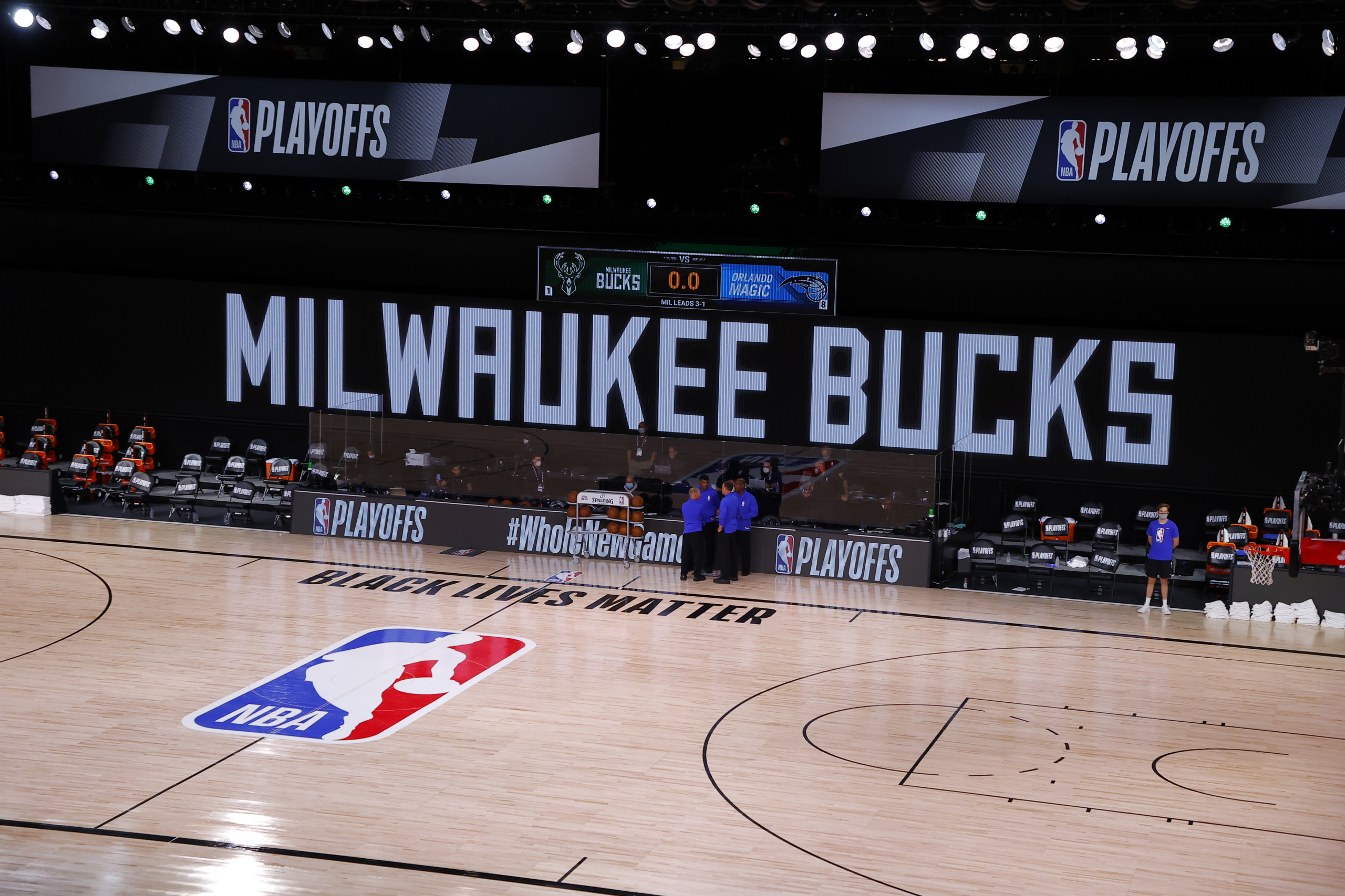 Sparked by Bucks Strike, Slate of NBA Playoff Games Postponed