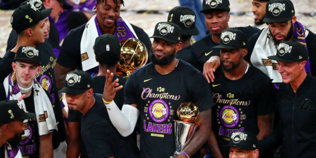 As the NBA Bubble Wrapped Up, Lakers Become Best-Selling Champs