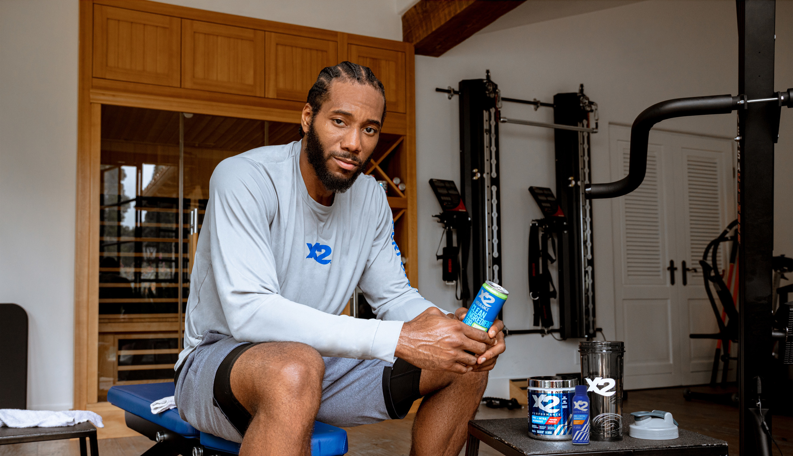 Kawhi Leonard X2 Product in Gym