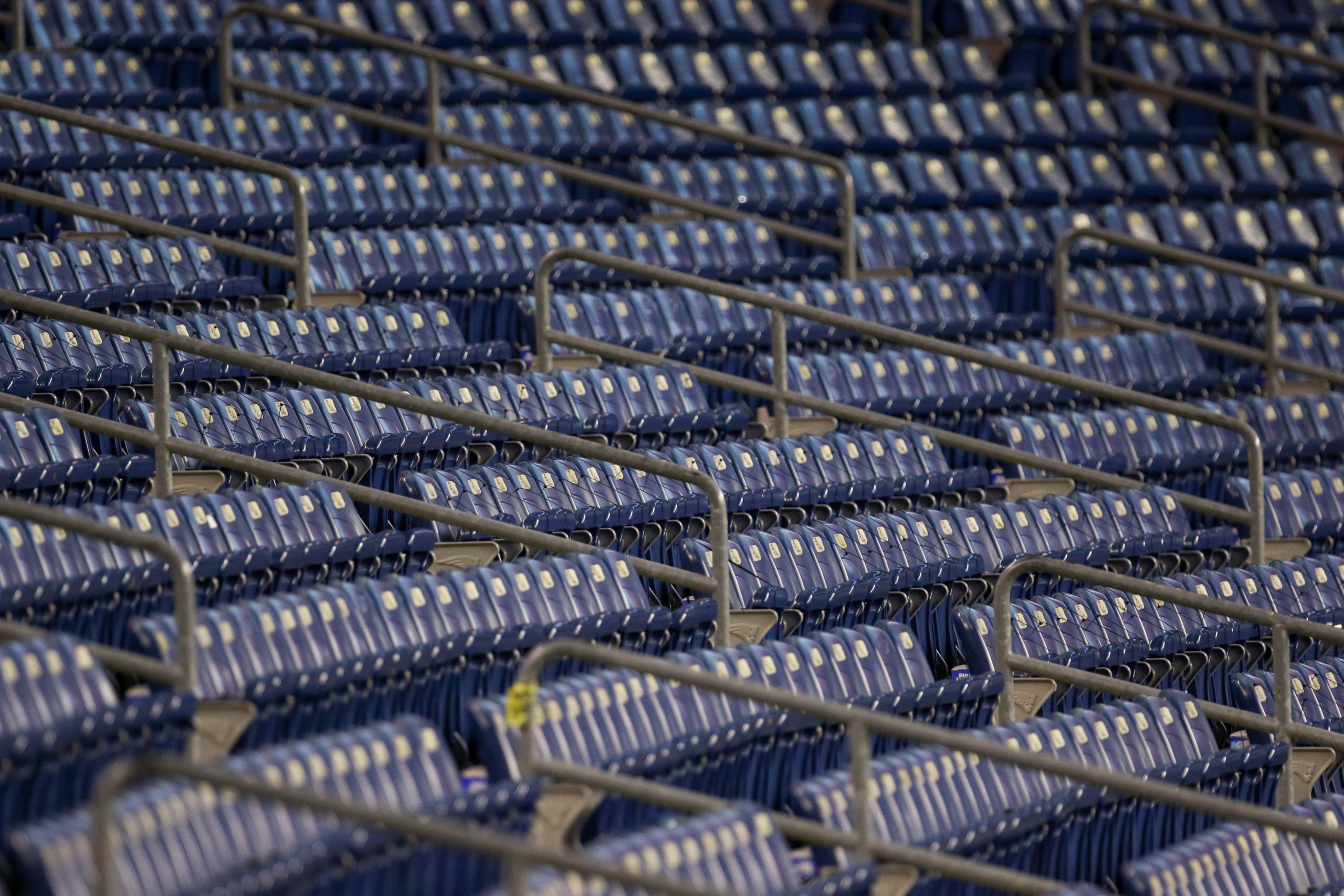 empty stands