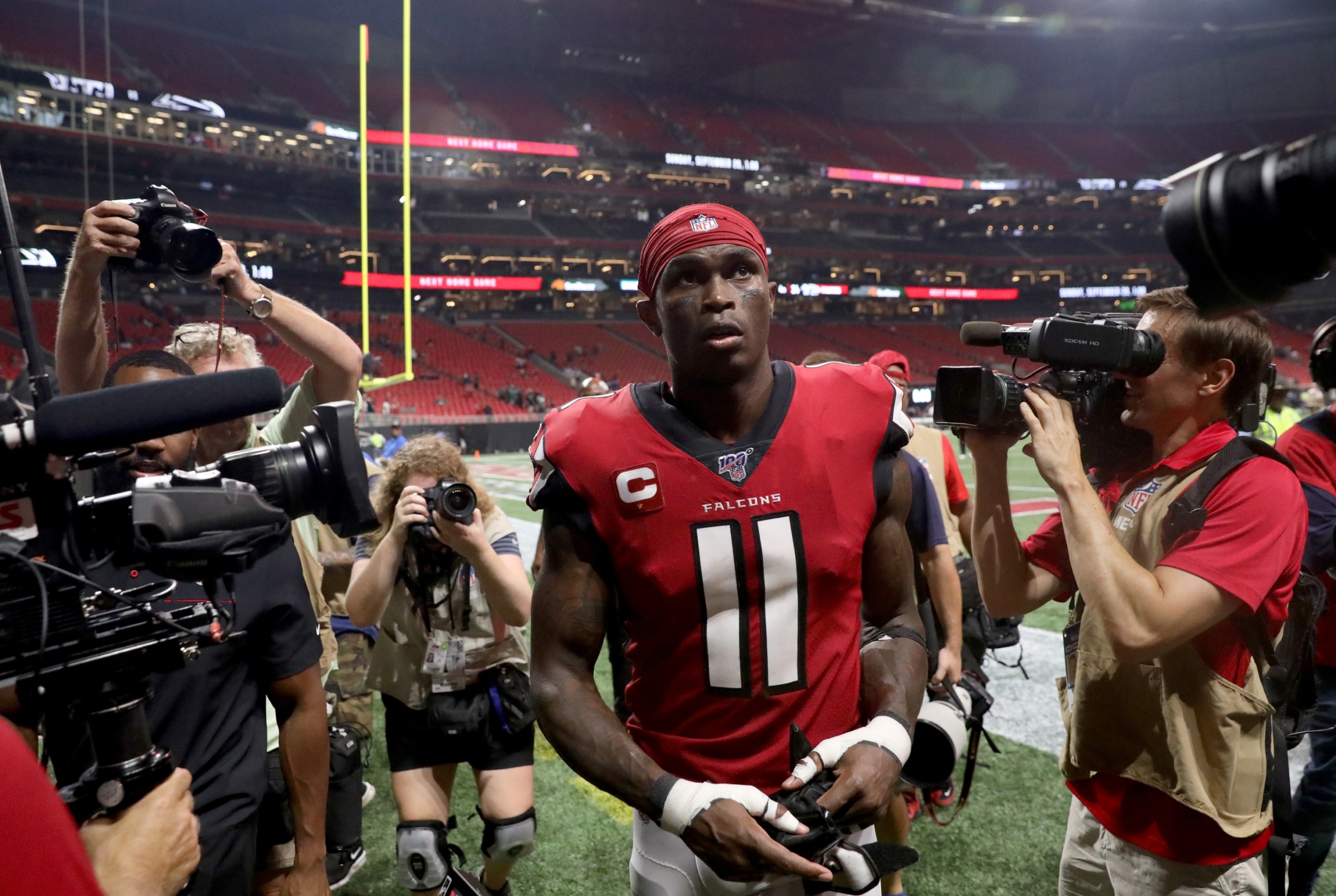 Julio Jones Tells Shannon Sharpe 'I'm out of' Atlanta amid Falcons