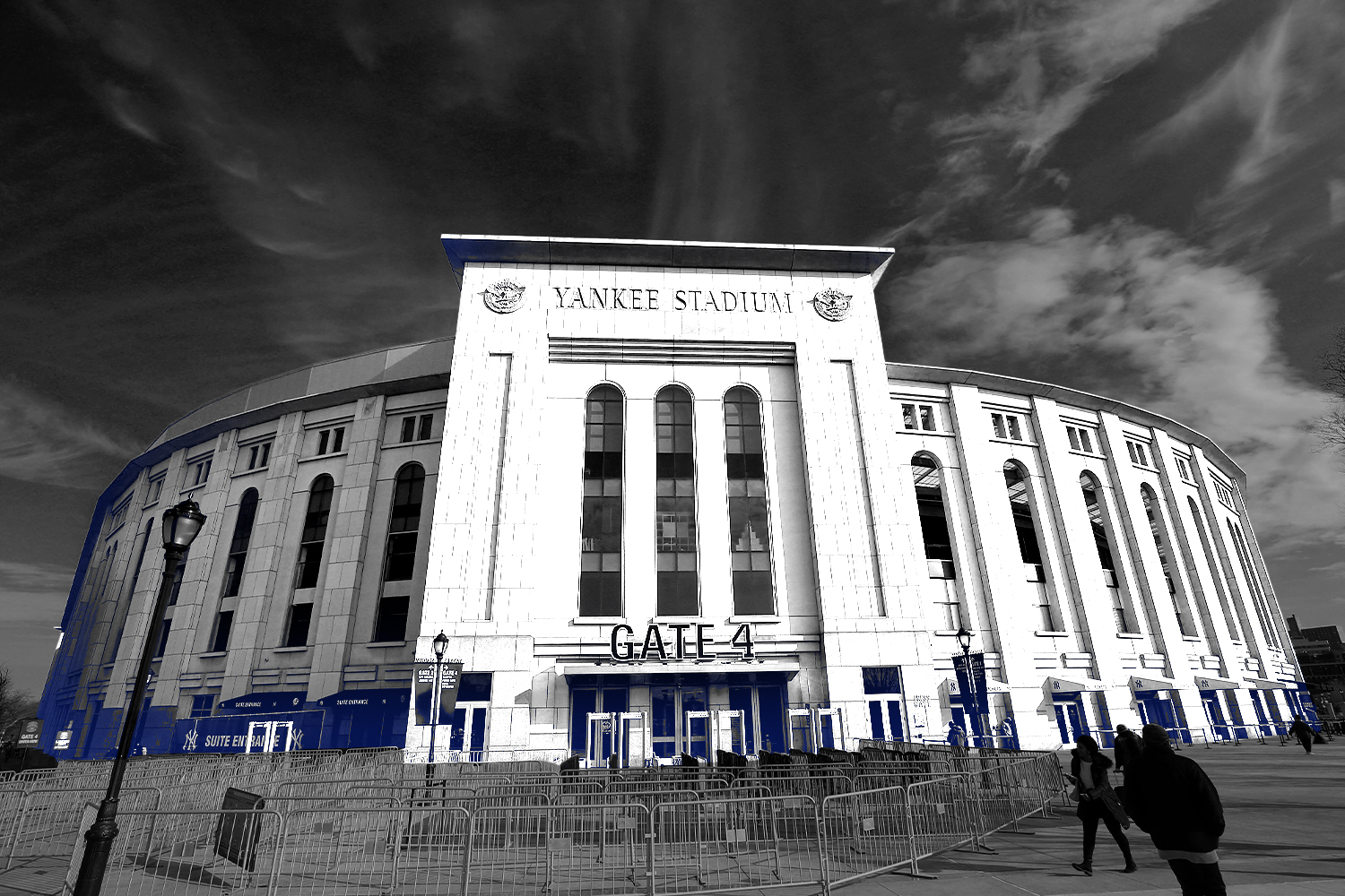 Yankee Stadium, Bronx, NY, 1923 – A personal favorite photo of mine, it was  taken just before it opened on April 18th