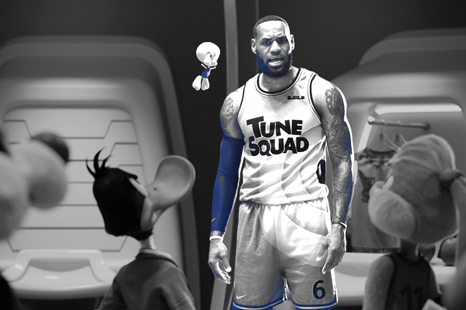 LeBron James unveils Tune Squad uniforms for upcoming 'Space Jam' sequel 