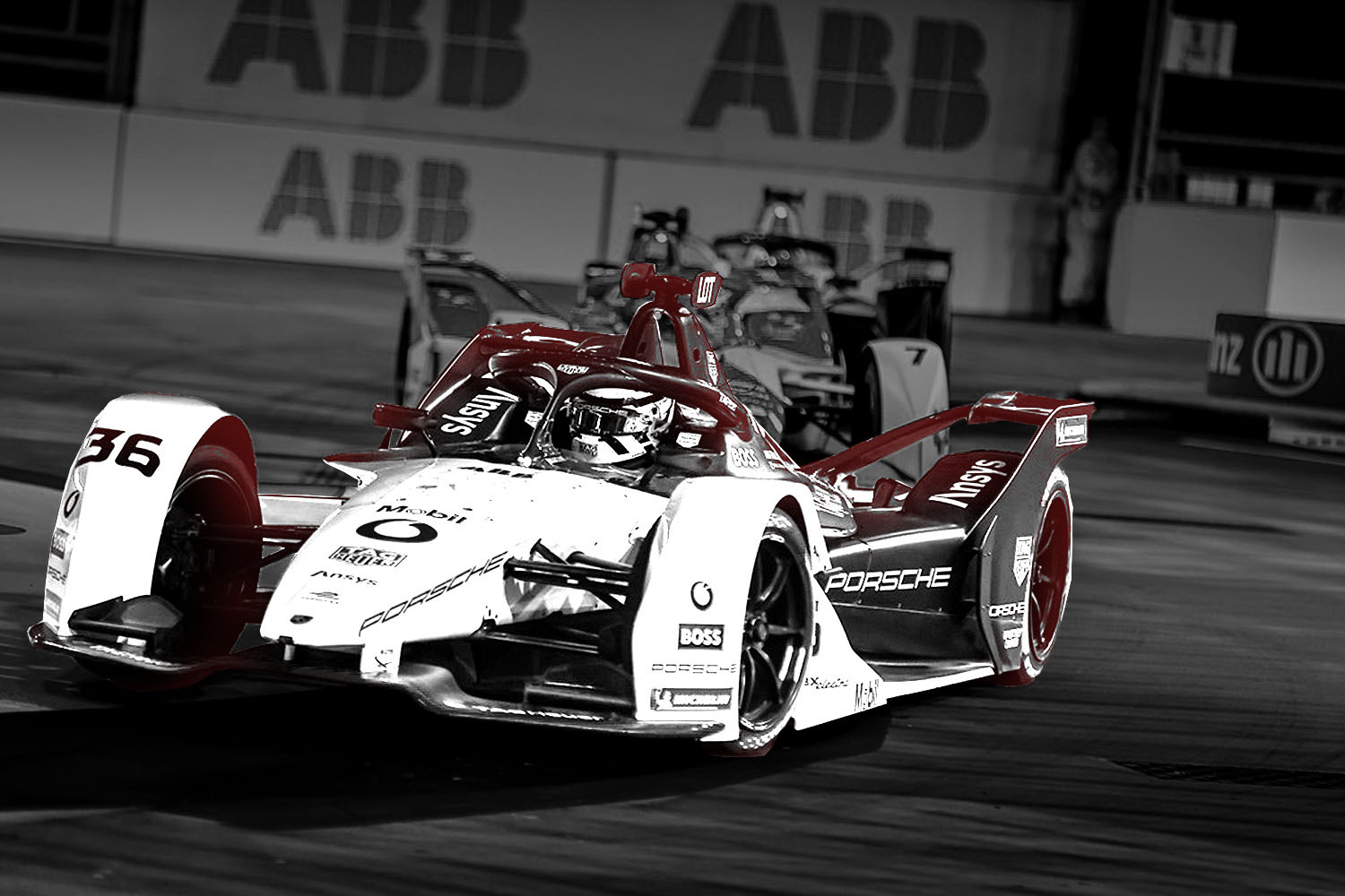 Formula E-Race-Car