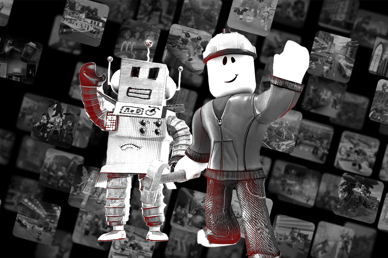 Roblox - Builderman - Médio - Corpo inteiro