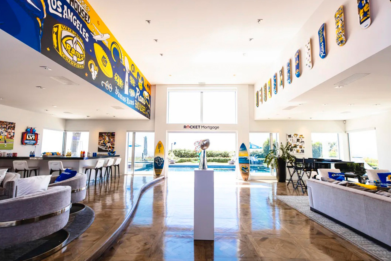 Rams Will Make Draft Picks from Luxury of Hollywood Hills Mansion