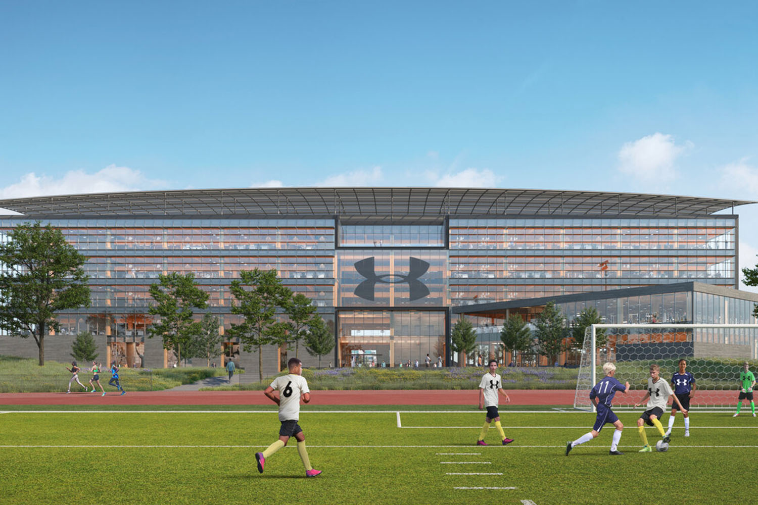 Instrumento tornillo interfaz Under Armour Unveils Plans For Global Headquarters In Baltimore