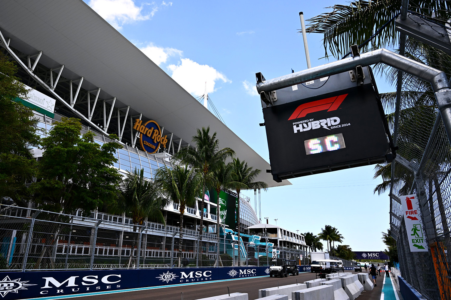A scene from the Formula 1 Miami Grand Prix