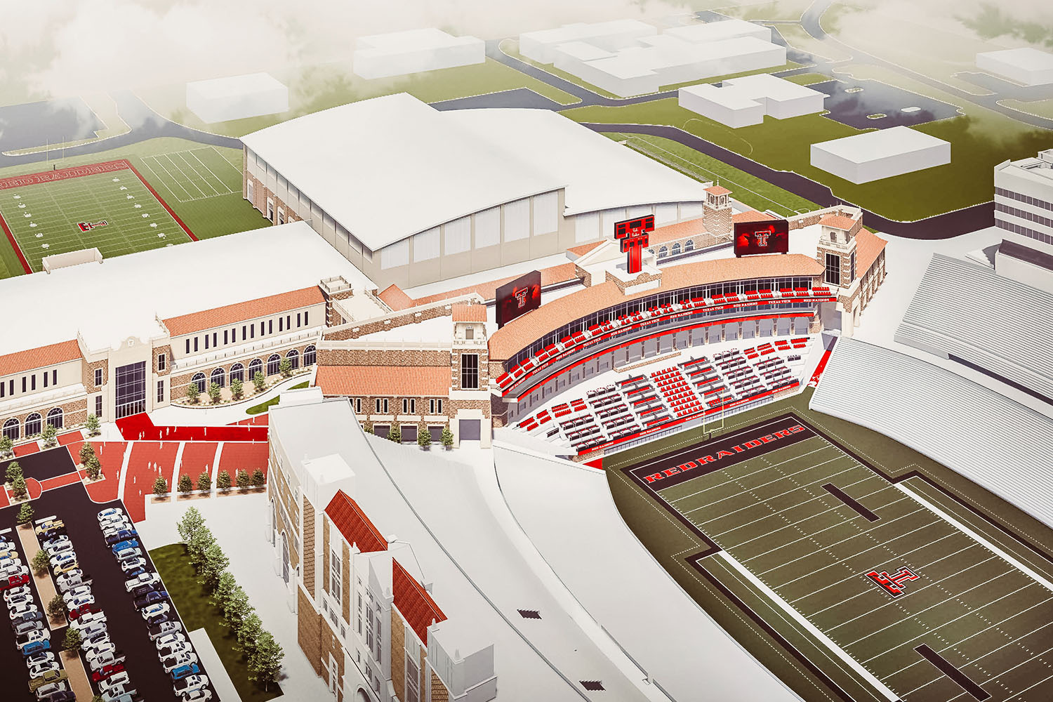 Texas Tech Unveils 200M Football Building Project