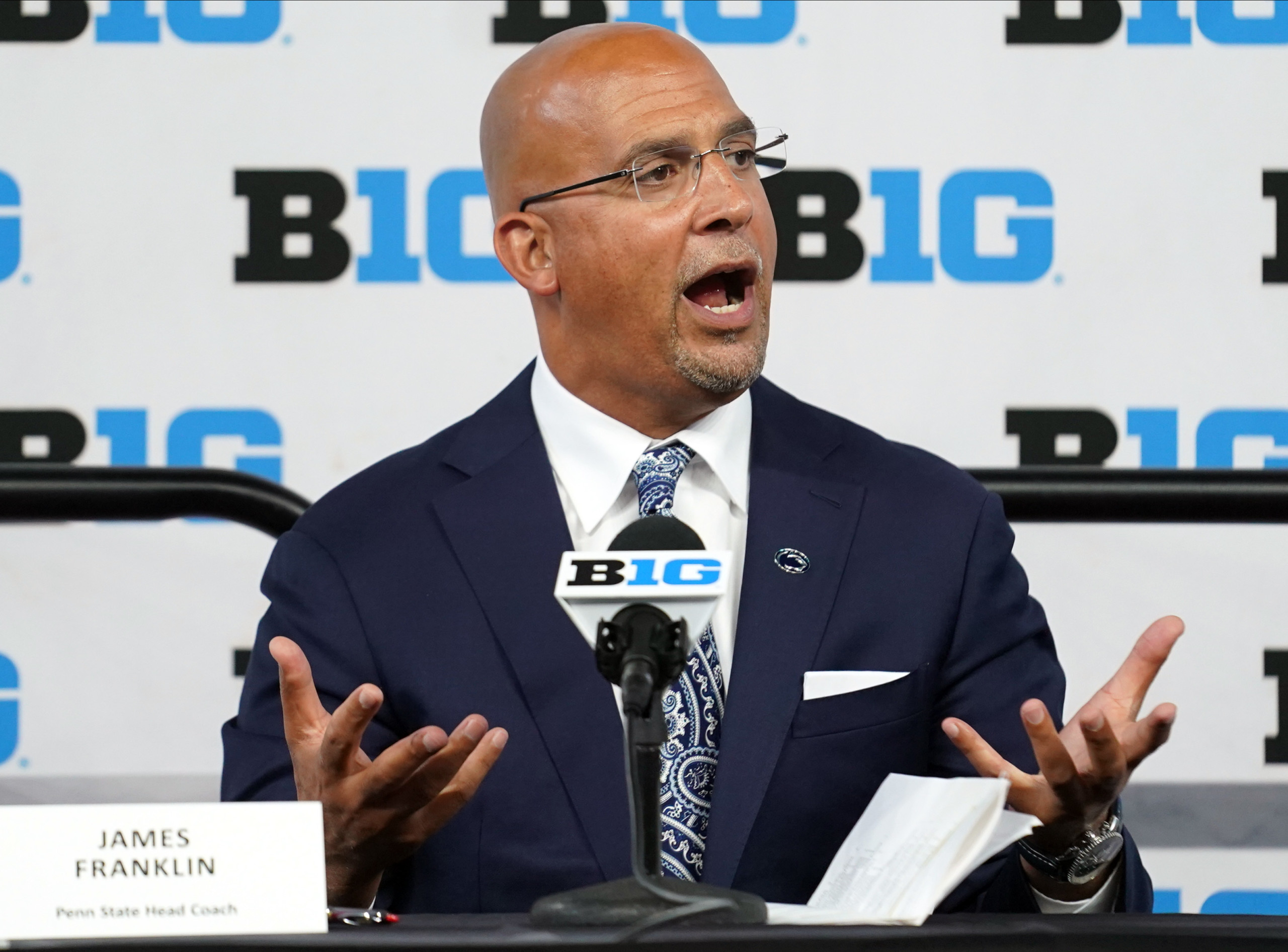 James-Franklin-BIG-10-media-day