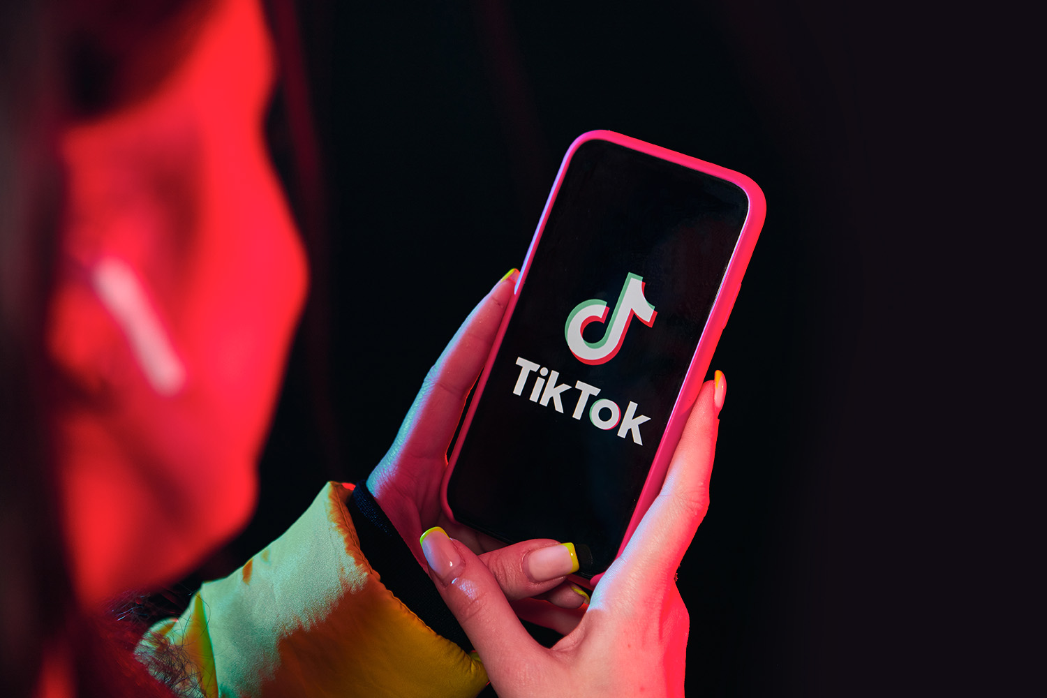 TikTok-on-phone-screen