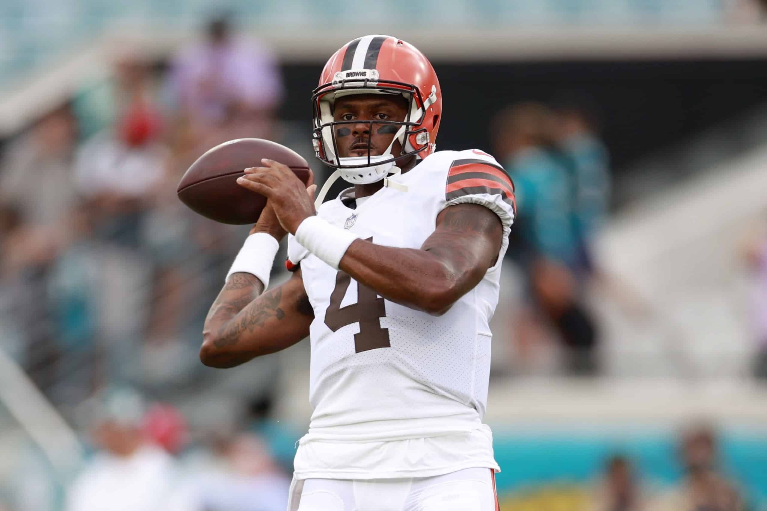 Cleveland Browns quarterback Deshaun Watson settles for 11-game