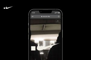 Nike phone advertisement