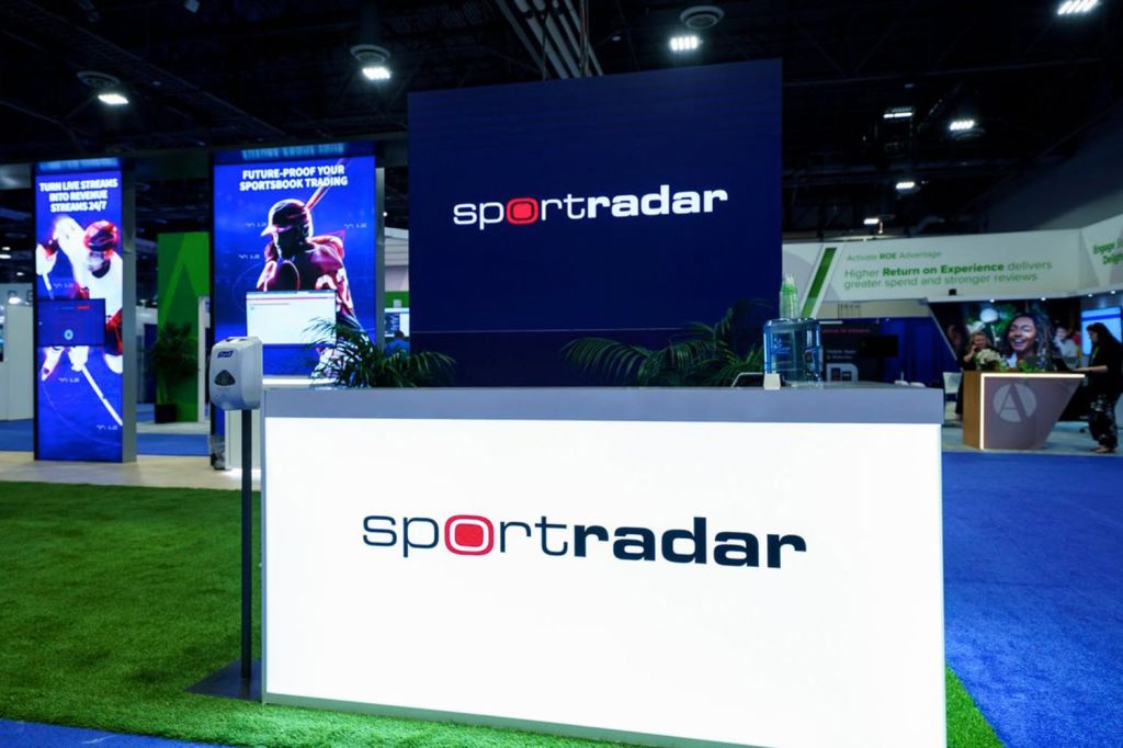 Sport Radar booth at event