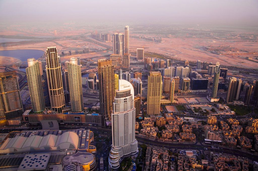 Dubai city skyline