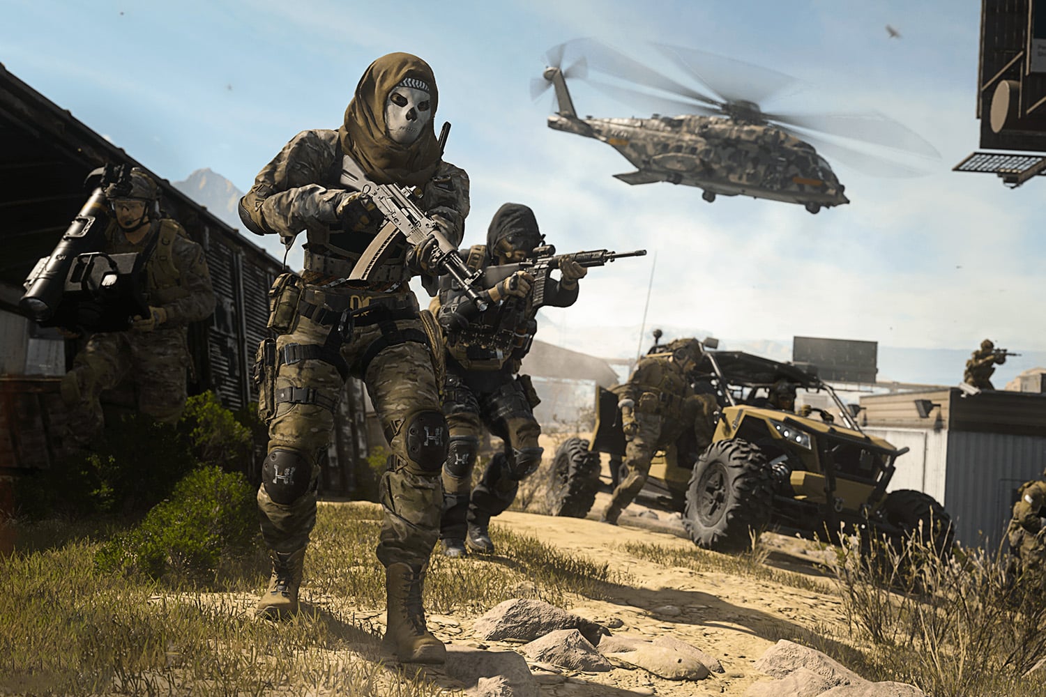 Still image from Call of Duty game play
