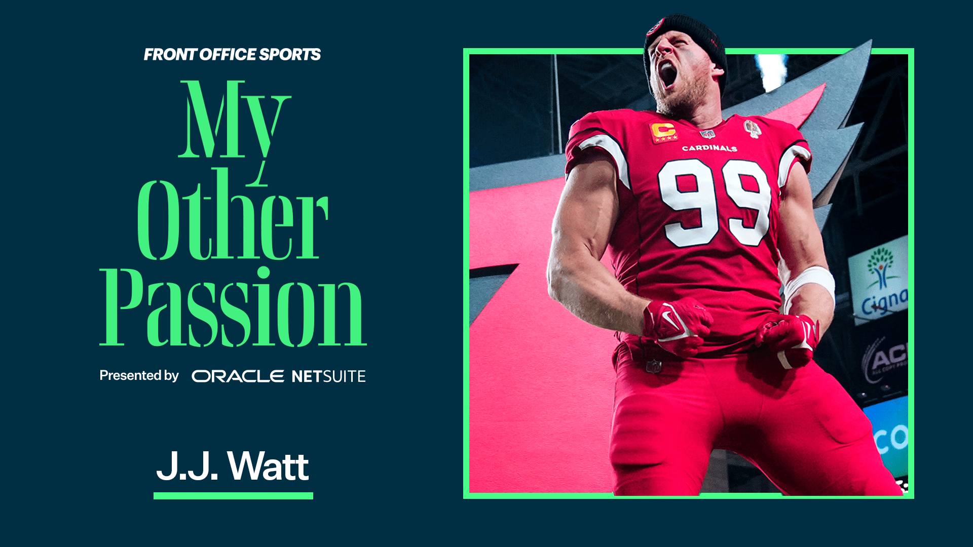 Defensive end JJ Watt looks good in his new Cardinals gear