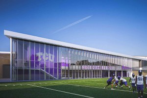 Renderings of TCU's new athletic facilities