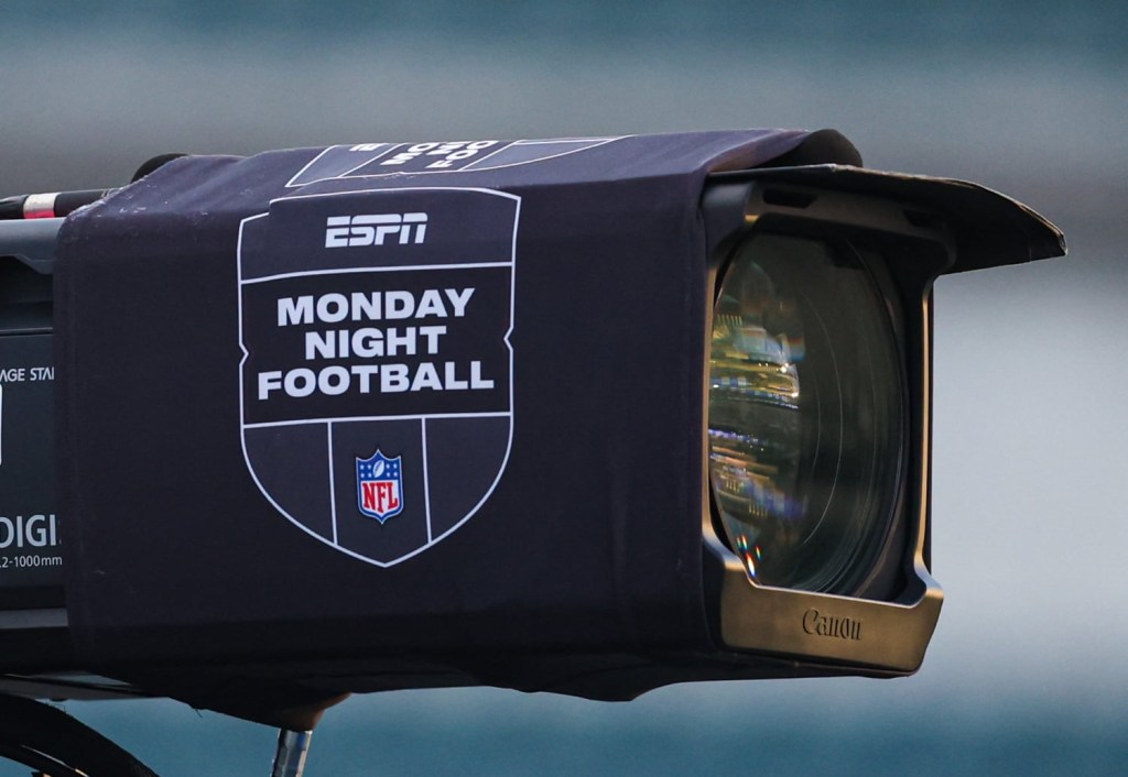 ESPN Monday Night Football camera films game