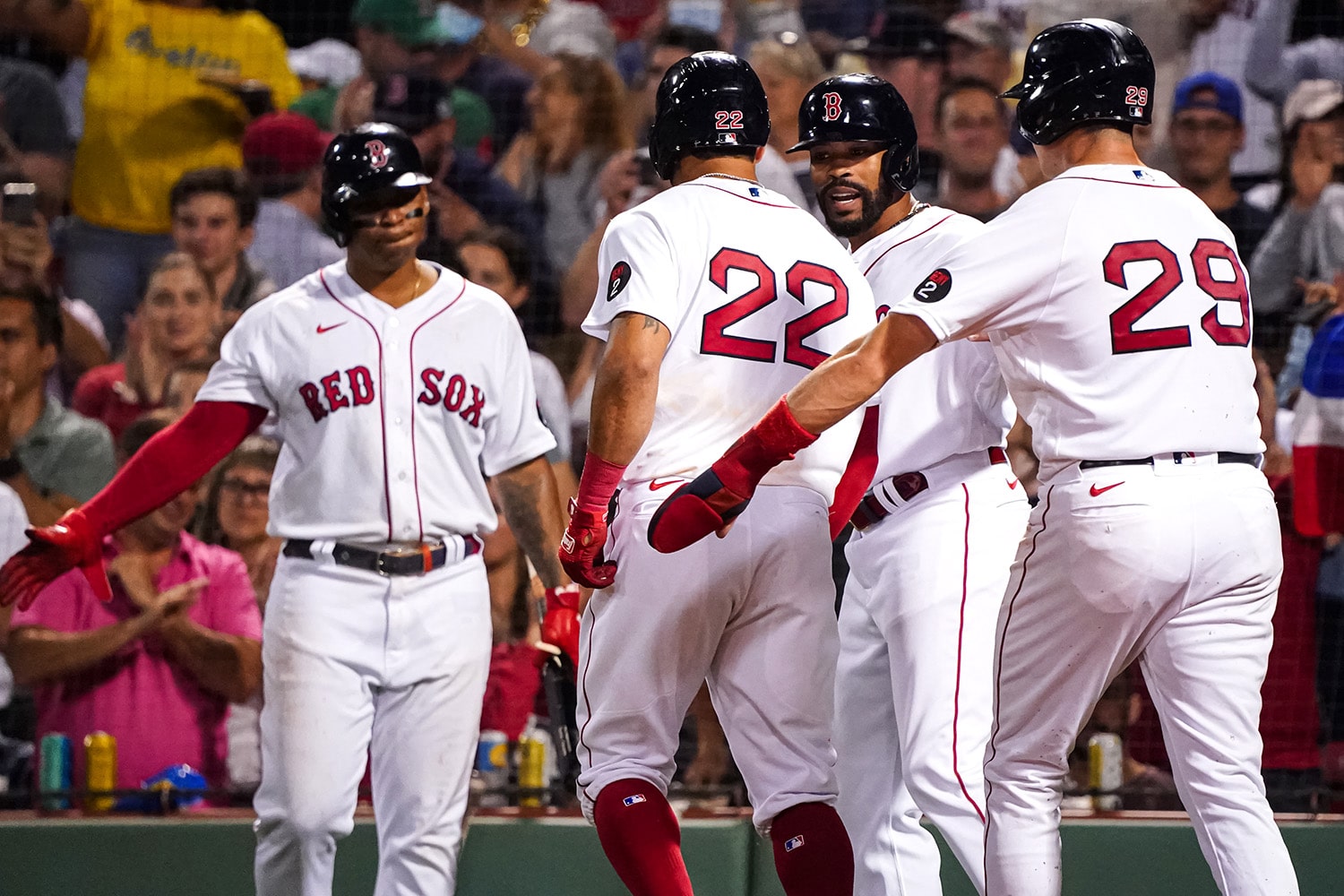 Red Sox debut new uniform advertisements as part of 10-year deal