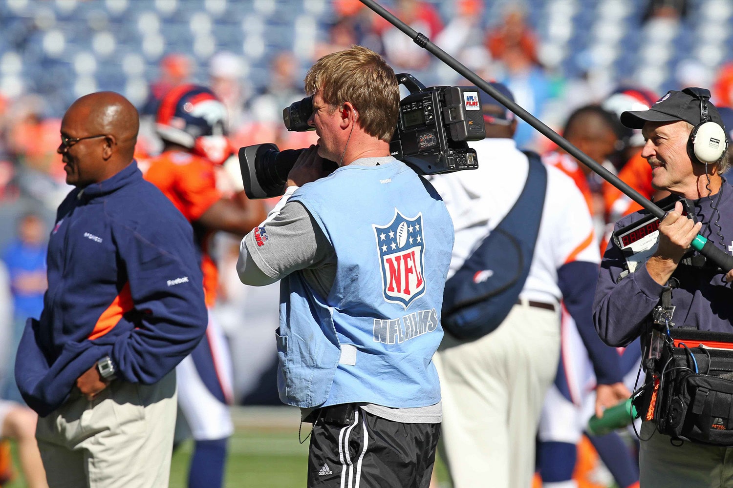An NFL Films camera operator.