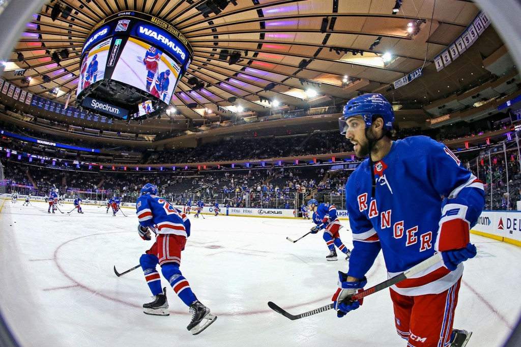 The New York Rangers at Madison Square Garden
