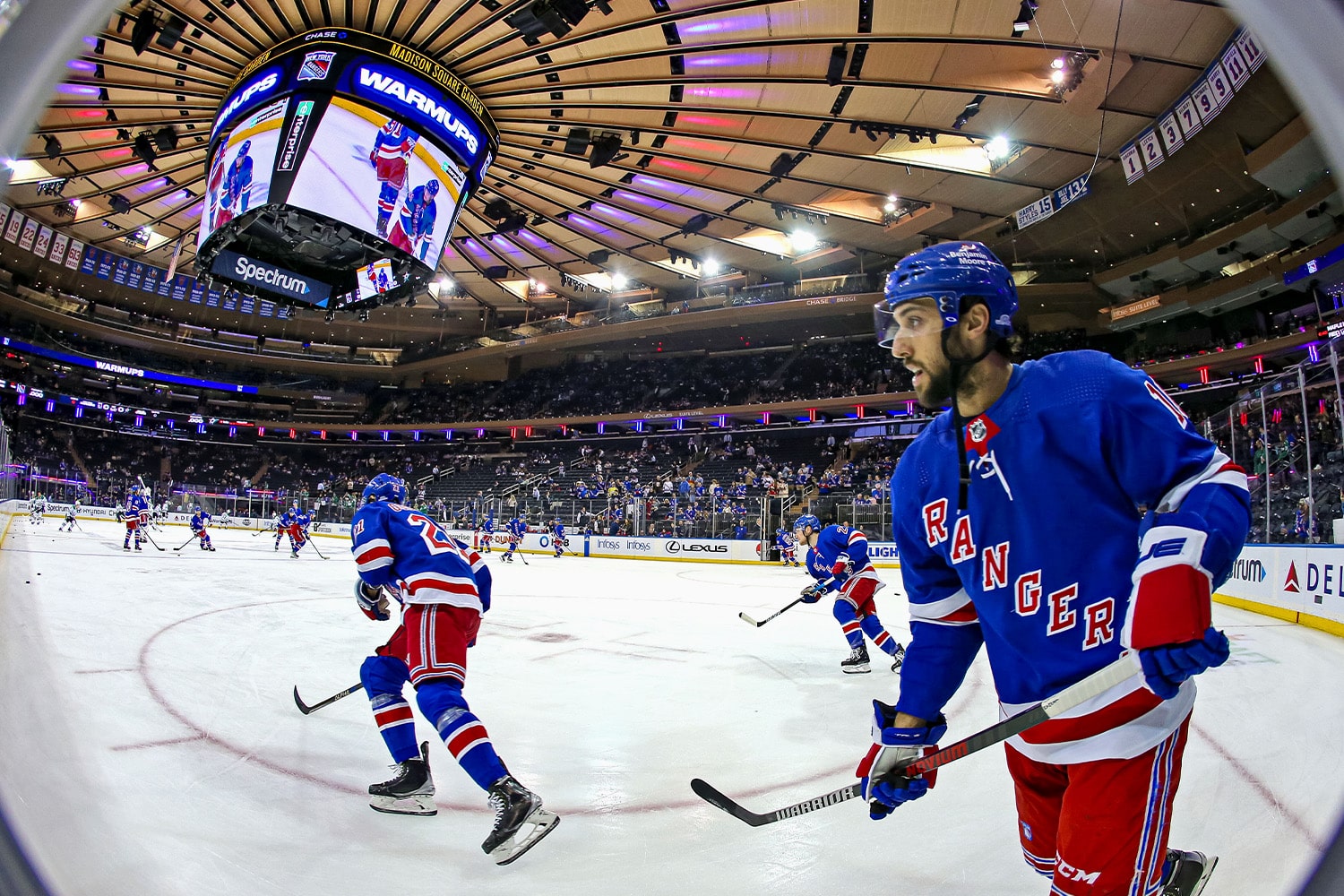 The New York Rangers at Madison Square Garden