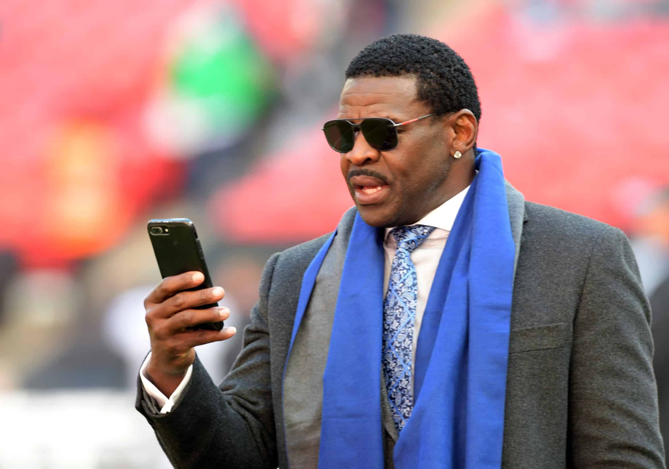 michael irvin super bowl outfit