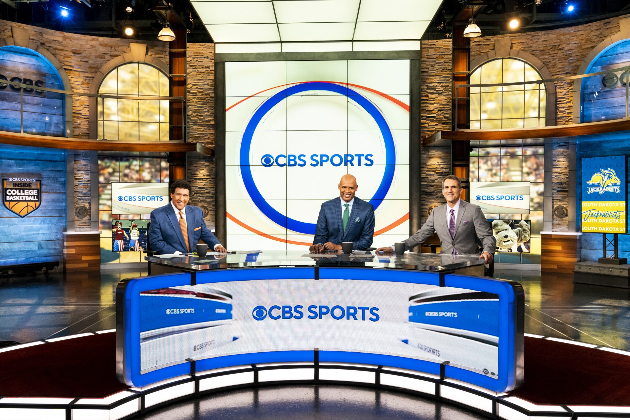 Greg Gumbel, Clark Kellogg and Seth Davis on CBS Sports' NCAA Men’s Basketball Championship Selection Show.