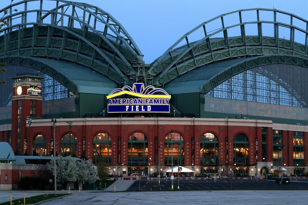 The Milwaukee Brewers American Family Field.