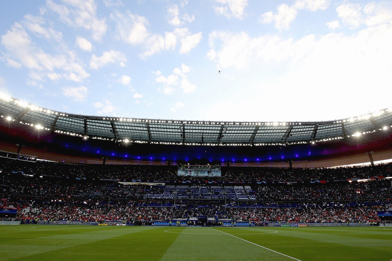 A view of the Stade de France in Paris.