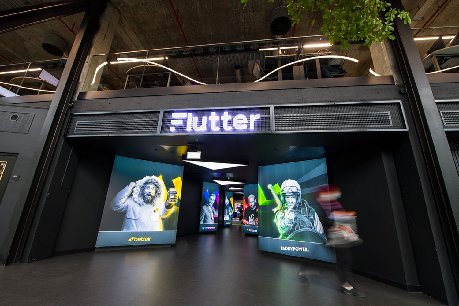 A view of the Flutter Entertainment headquarters and brand portfolio.