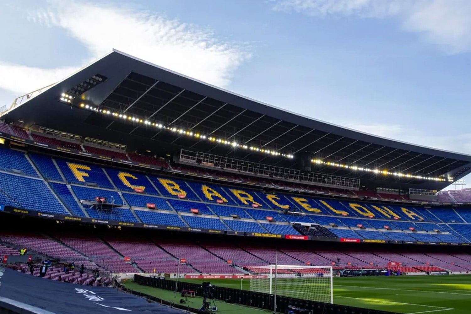 A view of the FC Barcelona stadium