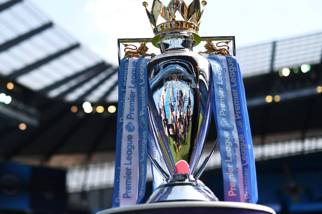 The Premier League winner's trophy